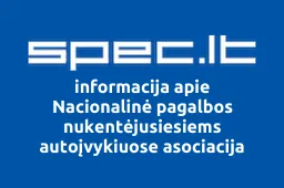 Nacionalinė pagalbos nukentėjusiesiems autoįvykiuose asociacija | spec.lt