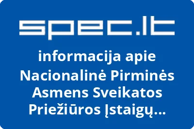 Nacionalinė pirminės asmens sveikatos priežiūros įstaigų asociacija