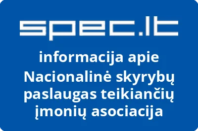 Nacionalinė skyrybų paslaugas teikiančių įmonių asociacija