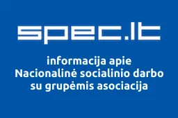 Nacionalinė socialinio darbo su grupėmis asociacija | spec.lt