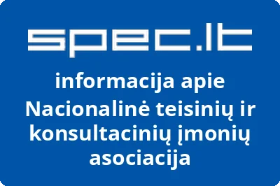 Nacionalinė teisinių ir konsultacinių įmonių asociacija