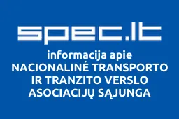 NACIONALINĖ TRANSPORTO IR TRANZITO VERSLO ASOCIACIJŲ SĄJUNGA iliustracija