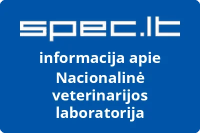 Nacionalinė veterinarijos laboratorija