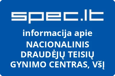NACIONALINIS DRAUDĖJŲ TEISIŲ GYNIMO CENTRAS, VšĮ