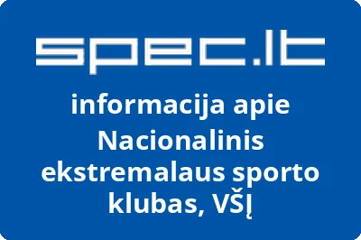 Nacionalinis ekstremalaus sporto klubas, VŠĮ