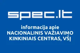 NACIONALINIS VAŽIAVIMO KINKINIAIS CENTRAS, VŠĮ | spec.lt