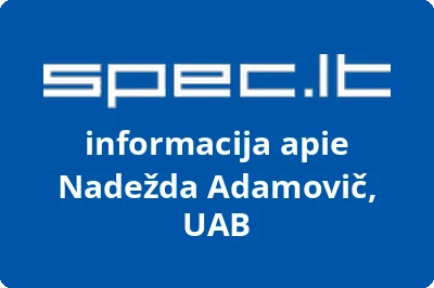 NADEŽDA ADAMOVIČ, UAB