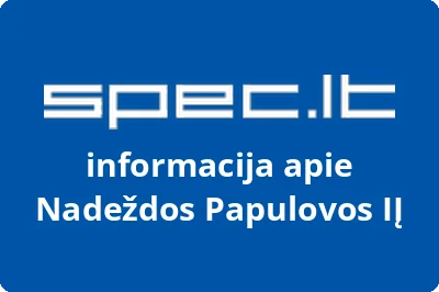 Nadeždos Papulovos, IĮ