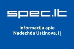 Nadezhda Ustinova, IĮ | spec.lt