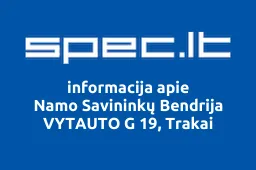 Namo Savininkų Bendrija VYTAUTO G 19, Trakai | spec.lt