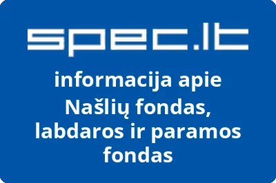 Labdaros ir paramos fondas Našlių fondas