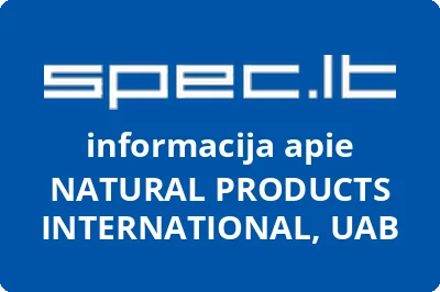 NATURAL PRODUCTS INTERNATIONAL, UAB