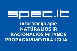 NATŪRALIOS IR RACIONALIOS MITYBOS PROPAGAVIMO DRAUGIJA BIOGEN | spec.lt