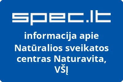 Natūralios sveikatos centras Naturavita, VŠĮ