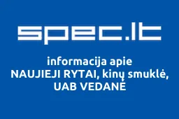 NAUJIEJI RYTAI, kinų smuklė, UAB VEDANĖ | spec.lt