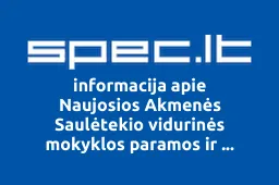 Naujosios Akmenės Saulėtekio vidurinės mokyklos paramos ir labdaros fondas iliustracija
