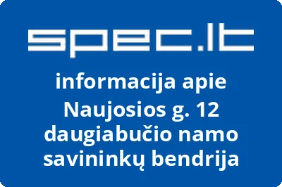 Naujosios g. 12 daugiabučio namo savininkų bendrija