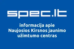 Naujosios Kirsnos jaunimo užimtumo centras iliustracija