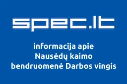 Nausėdų kaimo bendruomenė Darbos vingis