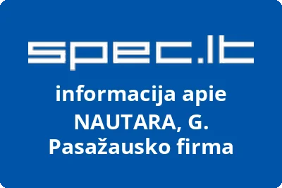 NAUTARA, G. Pasažausko firma