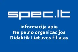Ne pelno organizacijos Didaktik Lietuvos filialas | spec.lt