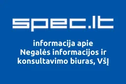 Negalės informacijos ir konsultavimo biuras, VšĮ | spec.lt