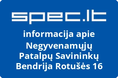 Negyvenamųjų Patalpų Savininkų Bendrija Rotušės 16