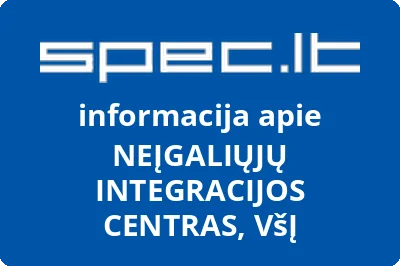 NEĮGALIŲJŲ INTEGRACIJOS CENTRAS, VšĮ