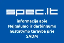 Neįgalumo ir darbingumo nustatymo tarnyba prie SADM