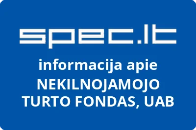 Nekilnojamojo turto fondas, UAB