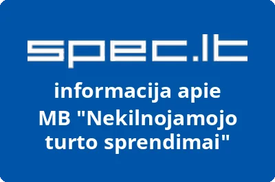 Nekilnojamojo turto sprendimai, MB | spec.lt
