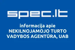 NEKILNOJAMOJO TURTO VADYBOS AGENTŪRA, UAB | spec.lt