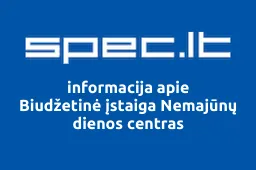 Biudžetinė įstaiga Nemajūnų dienos centras | spec.lt
