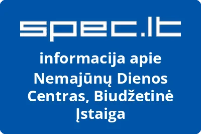 Biudžetinė įstaiga Nemajūnų dienos centras