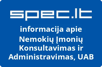 Nemokių įmonių konsultavimas ir administravimas, UAB