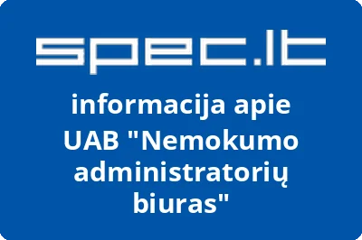 Nemokumo administratorių biuras, UAB | spec.lt