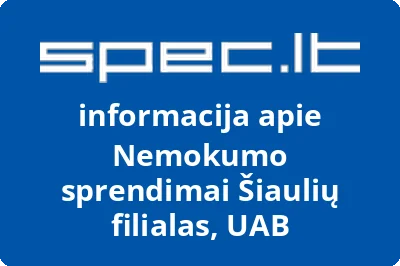 Nemokumo sprendimai Šiaulių filialas, UAB