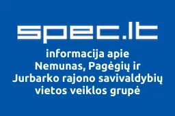 Nemunas, Pagėgių ir Jurbarko rajono savivaldybių vietos veiklos grupė iliustracija