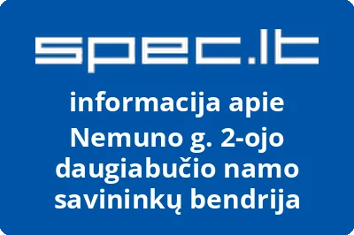 Nemuno g. 2-ojo daugiabučio namo savininkų bendrija