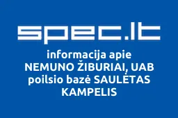 NEMUNO ŽIBURIAI, UAB poilsio bazė SAULĖTAS KAMPELIS | spec.lt