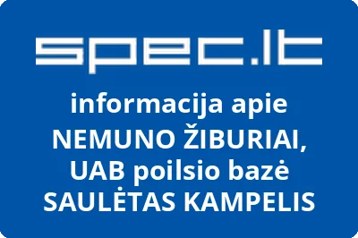 NEMUNO ŽIBURIAI, UAB poilsio bazė SAULĖTAS KAMPELIS