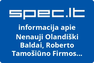 Nenauji Olandiški Baldai, Roberto Tamošiūno Firmos Parduotuvė