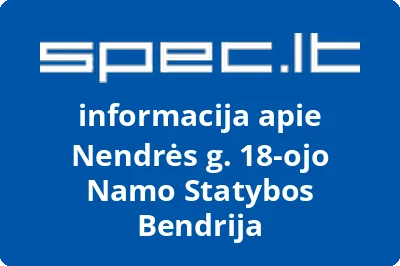 Nendrės g. 18ojo namo statybos bendrija