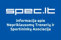 Nepriklausomų Trenerių ir Sportininkų Asociacija | spec.lt