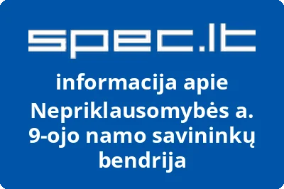 Nepriklausomybės a. 9ojo namo savininkų bendrija