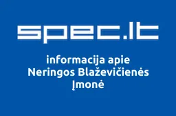 Neringos Blaževičienės Įmonė | spec.lt