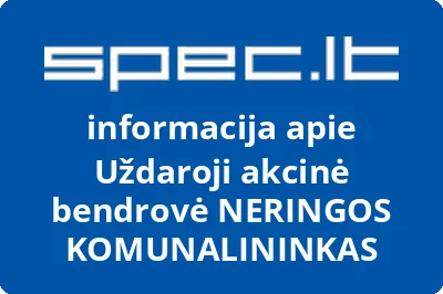 NERINGOS KOMUNALININKAS, UAB