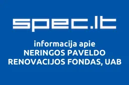 NERINGOS PAVELDO RENOVACIJOS FONDAS, UAB iliustracija