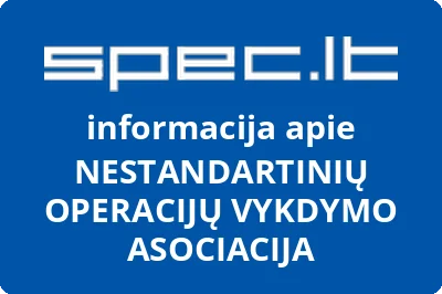 NESTANDARTINIŲ OPERACIJŲ VYKDYMO ASOCIACIJA
