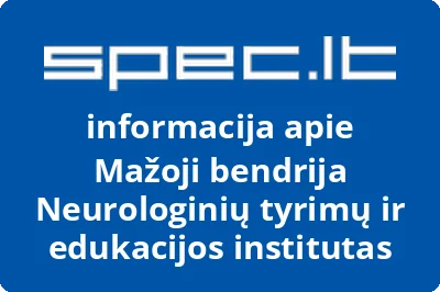 Neurologinių tyrimų ir edukacijos institutas, MB | spec.lt